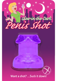 Glow In The Dark Penis Shot Purple