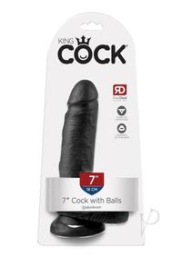Kc 7 Cock W/balls Black