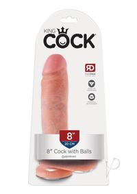 Kc 8 Cock W/balls Flesh