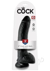 Kc 9 Cock W/balls Black