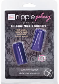 Nipple Play Silicone Nipple Sucker Purpl