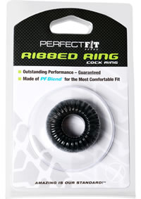 Ribbed Ring Black