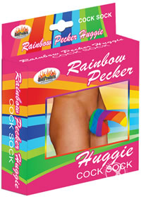 Rainbow Huggie Mens Cock Sock