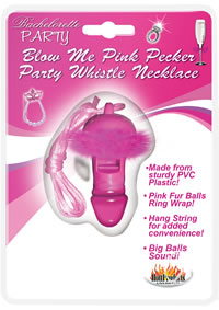 Blow Me Pink Pecker Whistle Neckla(disc)