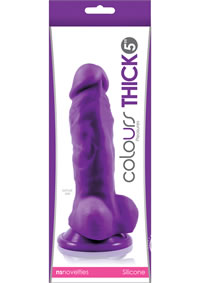 Colours Pleasures Dong Thick 5 Purple