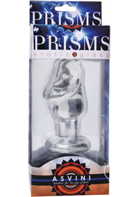 Prisms Asvini Glass Penis Anal Plug