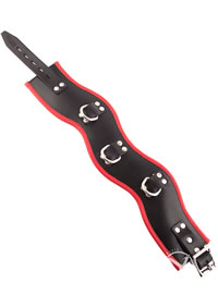 Rouge Posture Collar 3 Ring Bk/red