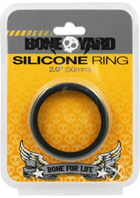 Boneyard Silicone Ring 50mm Black