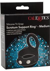 Silicone Tri Snap Scrotum Support Ring M
