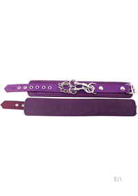 Rouge Plain Wrist Cuffs Purple