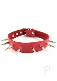 Rouge Spiked Collar Red