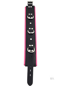 Rouge 3ring Padded Collar Blk/pnk