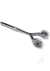 Rouge Two Prong Pinwheel Stainless Steel