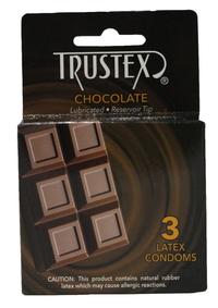 Chocolate Trustex Condom 3`s