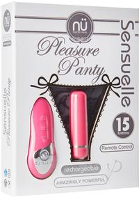 Sensuelle Pleasure Panty R/c Bullet Pink