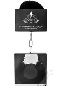 Ouch! Pleasure Handcuffs Furry Black