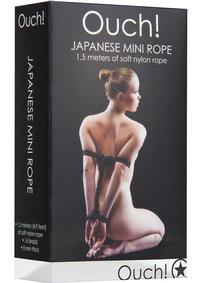 Ouch! Japanese Mini Rope 1.5m Black
