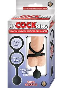 My Cockring Scrotum Ring W/weighted Ball