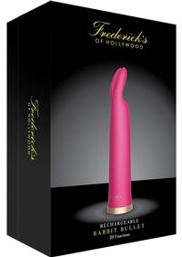 Foh Rechargeable Rabbit Bullet Hot Pink