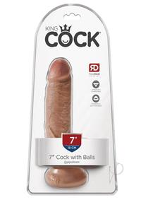 Kc 7 Cock W/balls Tan