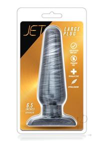 Jet Large Plug Carbon Metallic Black