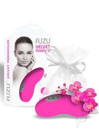 Fuzu Velvet Palm Massager Neon Pink