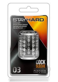 Stay Hard Cock Sleeve 03 Clear