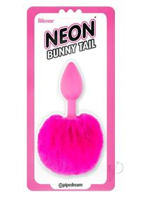 Neon Bunny Tail Pink
