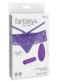 Fantasy For Her Crotchless Panty Thrill