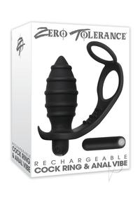 Cock Ring And Anal Plug W/ Bullet