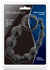 Performance Silicone Anal Beads Blk