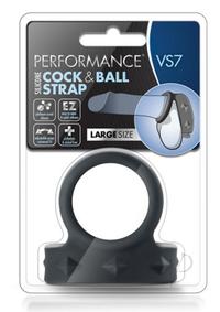 Performance Vs7 Cock and Ball Strap Lg Blk