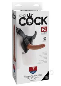 Kc Strap On Harn W/cock 7 Tan