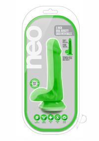Neo Dual Density Cock W/balls 6` Green