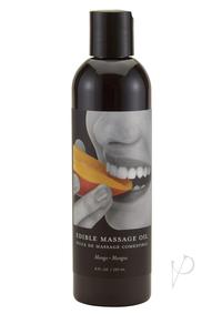 Edible Tropical Massage Oil Mango 8 Oz