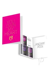 Naughty Notes Greeting Card You Own My