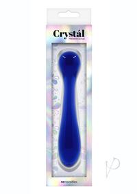 Crystal Glass Pleasure Wand Blue