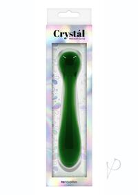 Crystal Glass Pleasure Wand Green