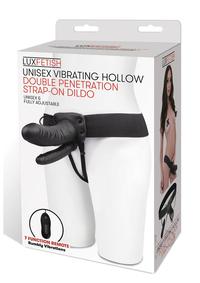 Lux F Unisex Vibe Double Strap On Dildo