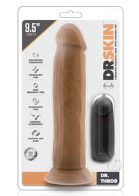 Dr Skin Dr Throb Vibe Cock W/suction Moc