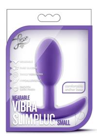 Luxe Wearable Vibra Slim Plug Sm Purp