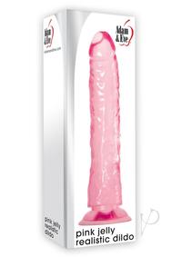 Aande Pink Jelly Realistic Dildo