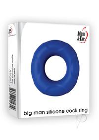 Aande Big Man Silicone Cock Ring Blue