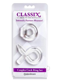 Classix Couples Cock Ring Set Clr