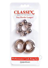 Classix Performance Cock Ring Set Smk