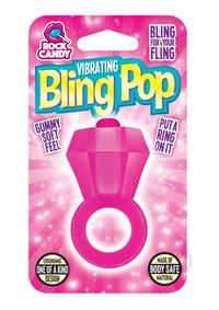 Rock Candy Bling Pop Ring Pink