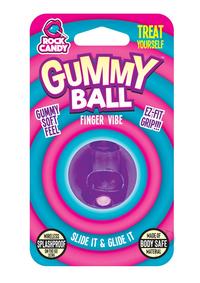 Rock Candy Gummy Ball Blister Purple