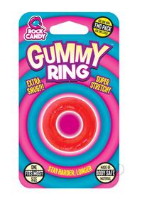 Rock Candy Gummy Ring Red