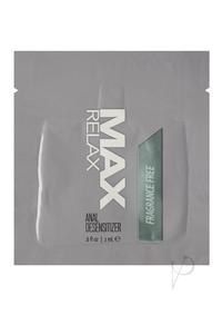 Max Relax Anal Desensitizer Foil 24/bag