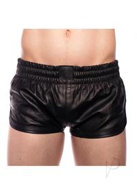 Prowler Red Leather Sport Shorts Blk Xxl